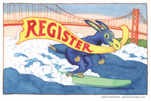 Load image into Gallery viewer, James McMullan State Specific Postcard Packs