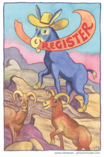 Load image into Gallery viewer, James McMullan State Specific Postcard Packs