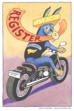 Load image into Gallery viewer, James McMullan State Specific Postcard Packs