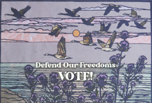 Load image into Gallery viewer, Lorraine Bubar GOTV Postcard Series